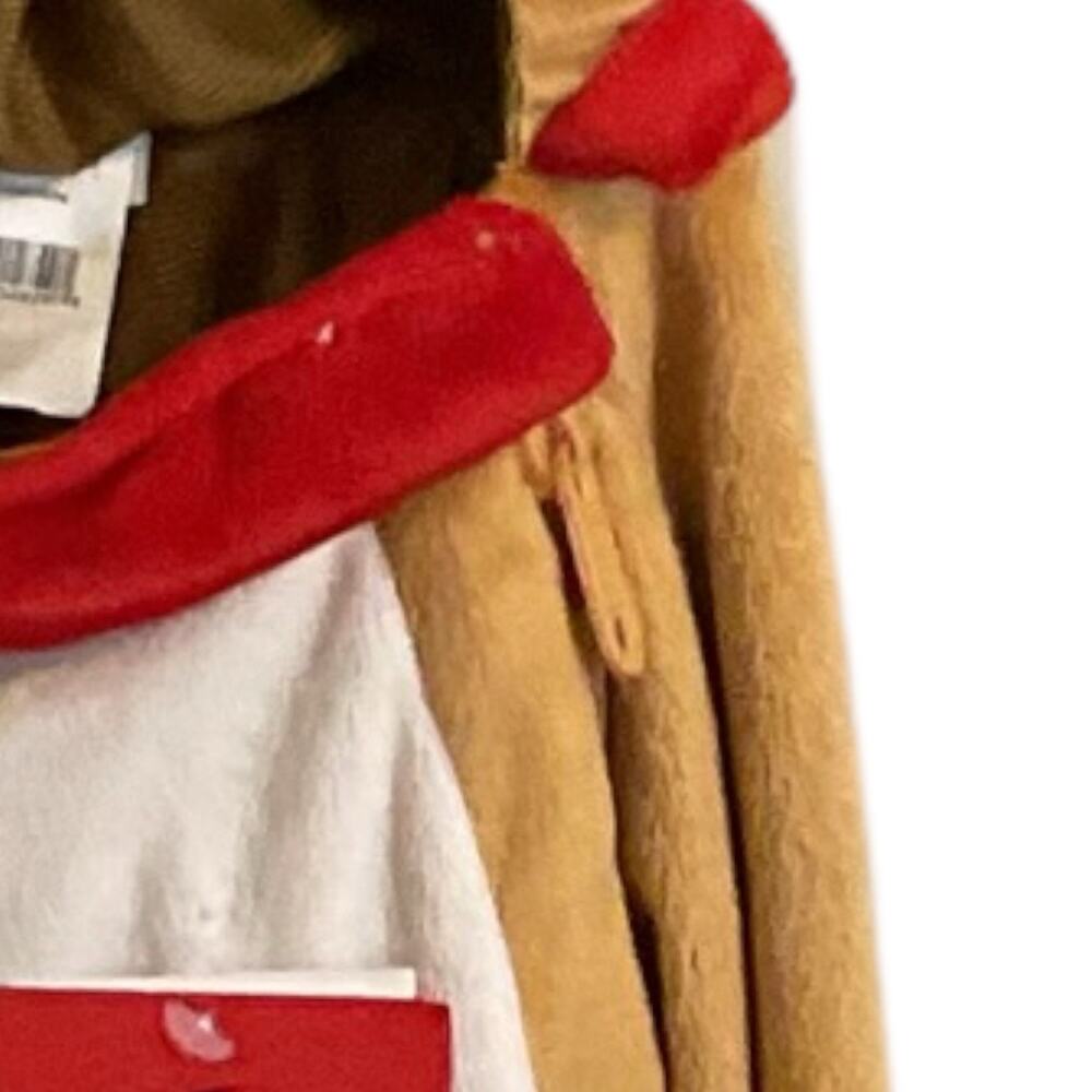 Wondershop Holiday Reindeer 1-Piece Footie Pajama's Size 6-12 M Christmas‎ NWT - Picture 5 of 5